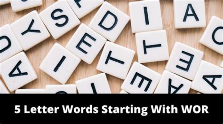5 Letter Words Starting With WOR