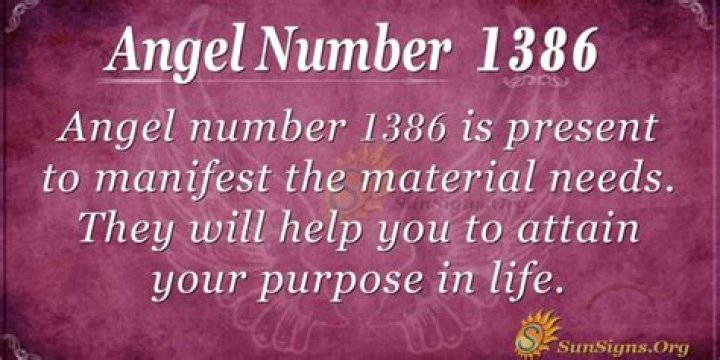 Angel Number 1386 Meaning: Focus On Your Spirituality