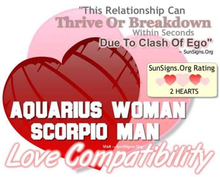 Aquarius Woman And Scorpio Man