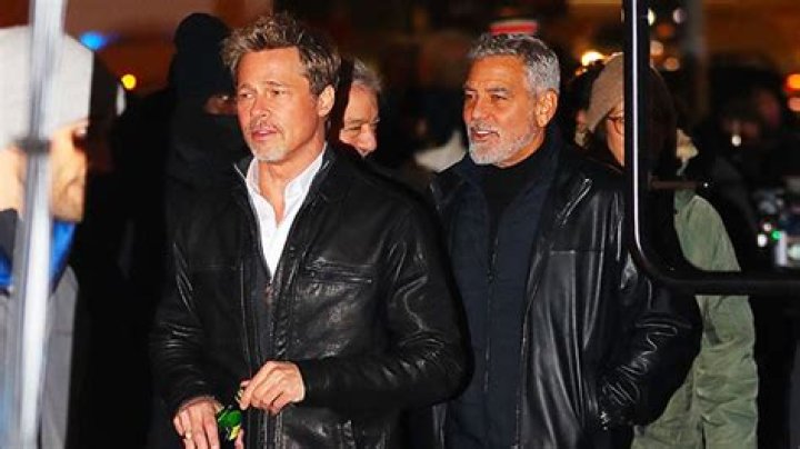 Brad Pitt & George Clooney Reunite To Film Wolves Movie: Photos Hollywood Life