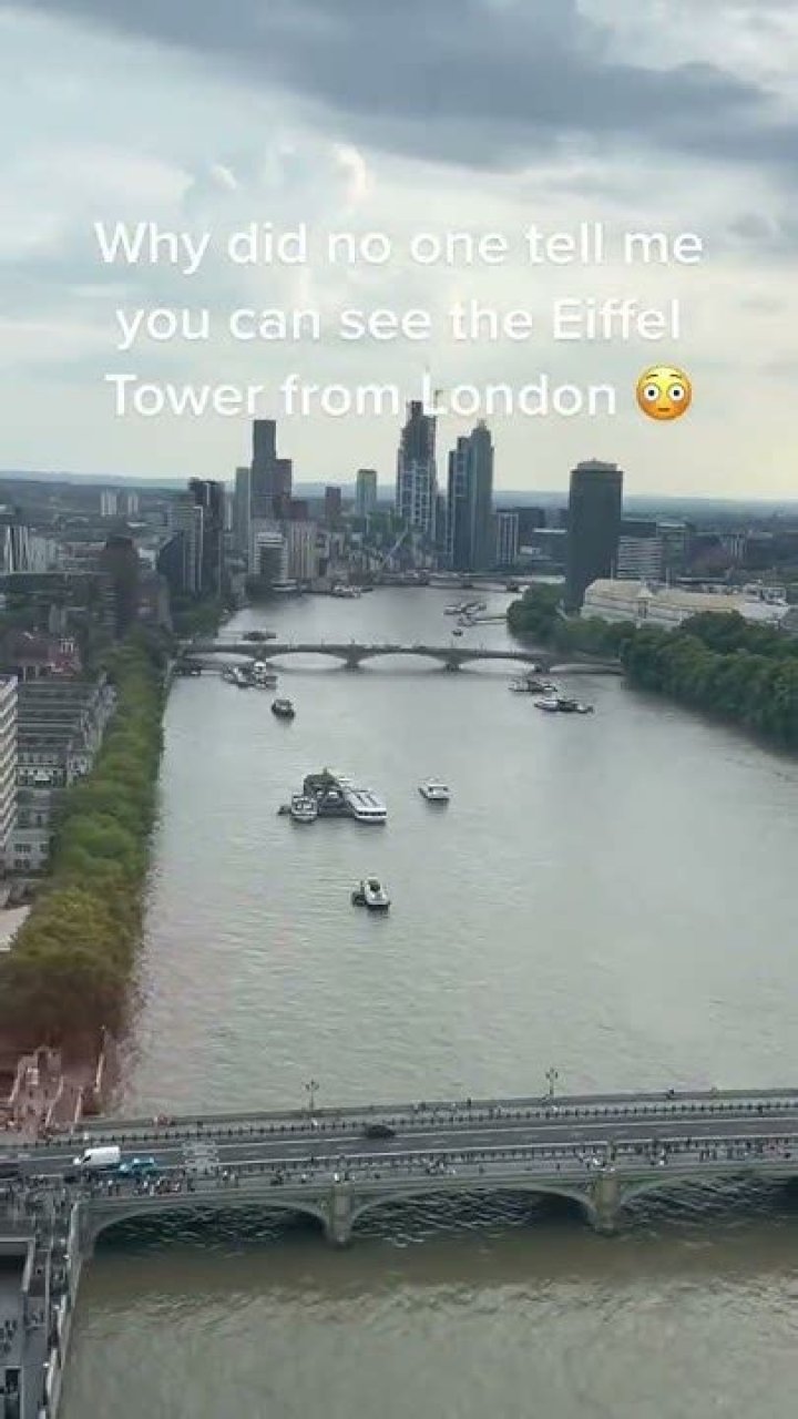 A Journey To Spot The Eiffel Tower From London