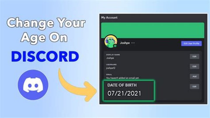 How To Change Your Age & Birthday On Discord |
