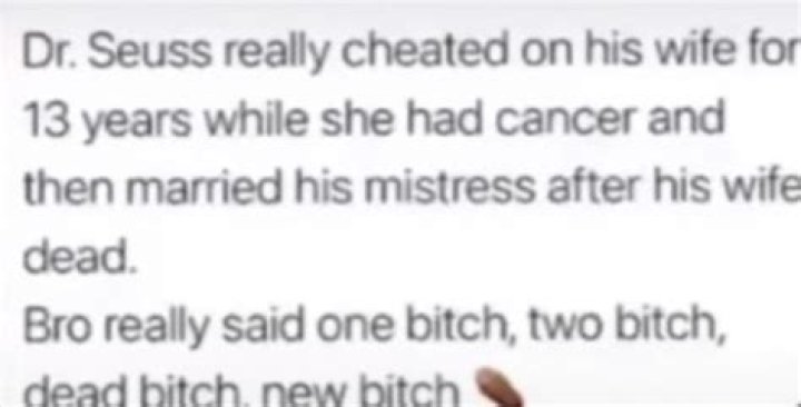 Dr. Seuss Allegations Of Cheating