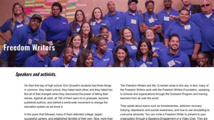 Unveiling The Current Paths Of The Inspiring Freedom Writers