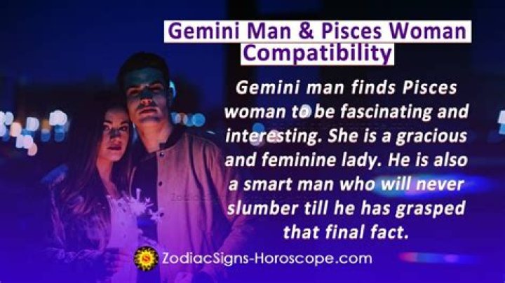 Gemini Man Pisces Woman Compatibility