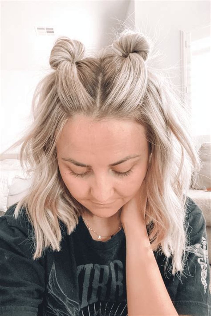 Discover The Allure Of Half Up Half Down Space Buns: A Timeless Hairstyle Unveiled