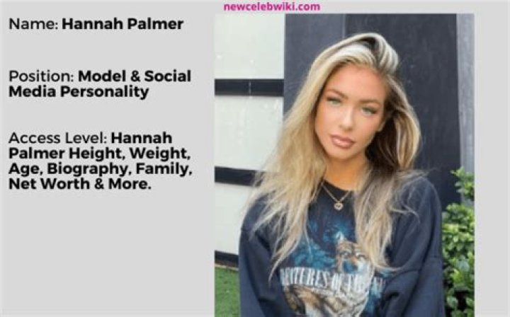 Hannah Palmer's OnlyFans Leak Uncovered