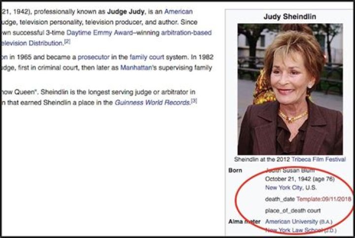 Judge Judy Dead Rumors Debunked