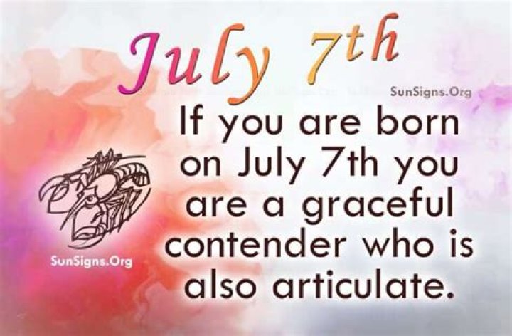 July 7 Famous Birthdays - SunSigns.Org