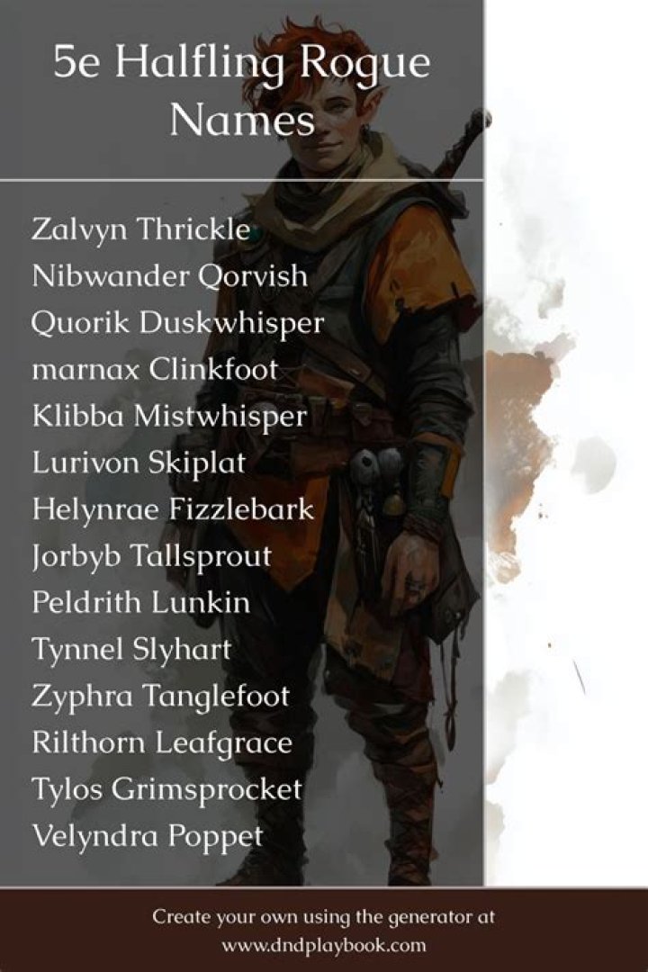 Unveiling The Enchanting World Of Male Halfling Names