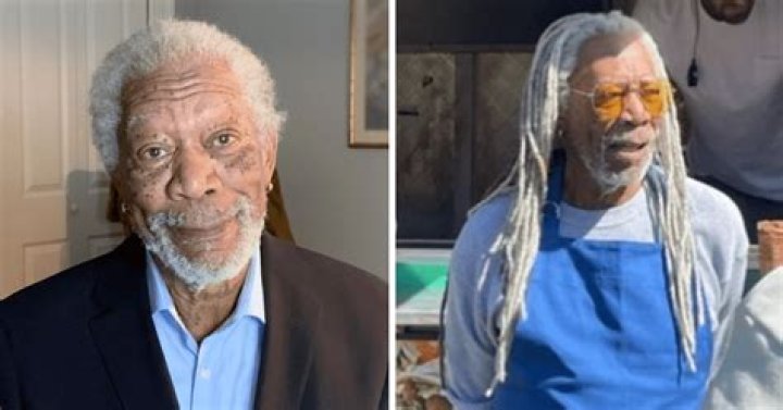 Morgan Freeman leaves fans awestruck with gray dreadlocks