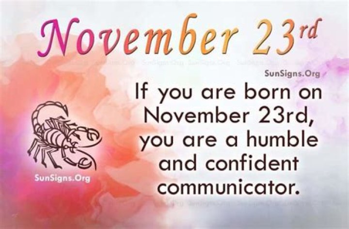 November 23 Famous Birthdays - SunSigns.Org