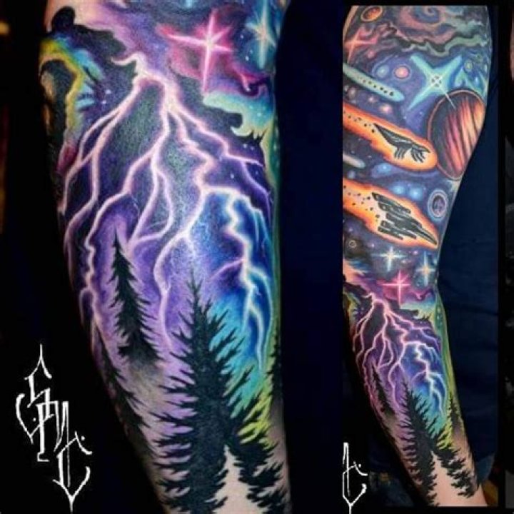 Unveil The Secrets Of Realistic Lightning Bolt Lightning Tattoos: A Journey Of Discovery