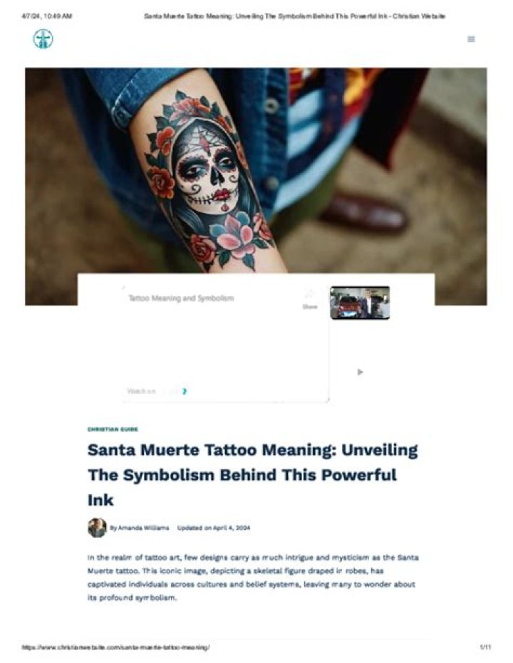 Unveiling The Enigmatic Meaning Of Santa La Muerte: Discoveries And Insights