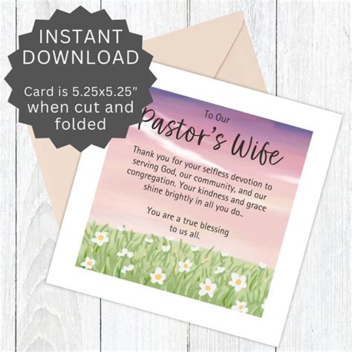 Expressing Gratitude To Your Pastor And Wife