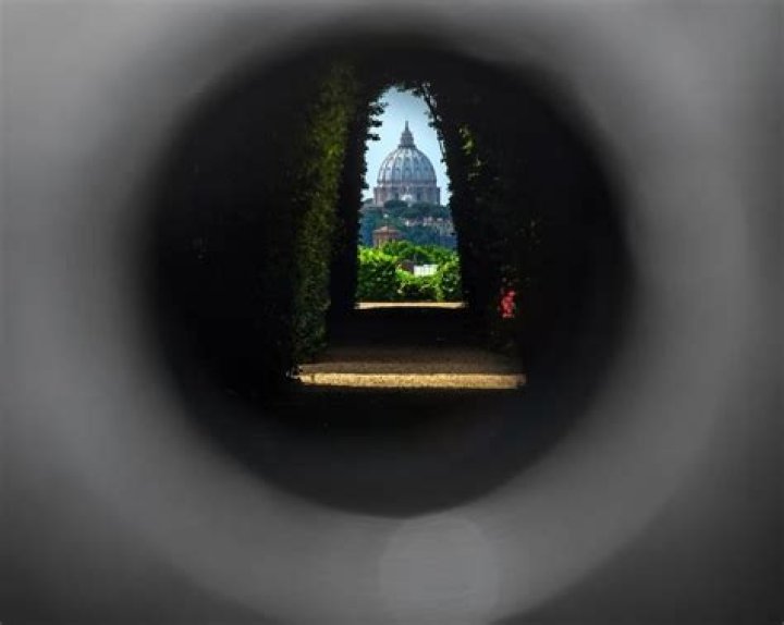 Unexpected Rome: view through Aventine keyhole