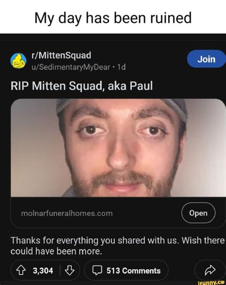 What Was Mitten Squad Cause Of Death? Mitten Squad Has Died At 27 ·