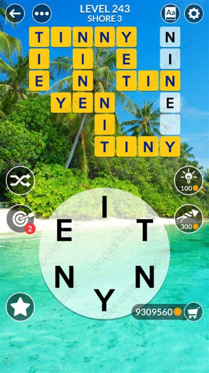 Wordscapes Level 243 Answers ·